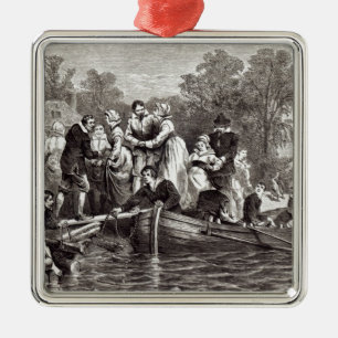 Wives for the Settlers at Jamestown Metal Tree Decoration
