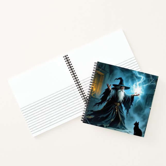 Wizand Cat  Notebook (Inside)