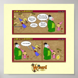 Wizard101 Abracadoodle Comic Poster