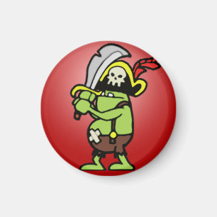 Wizard101 Doodle Pirate Gobbler Magnet