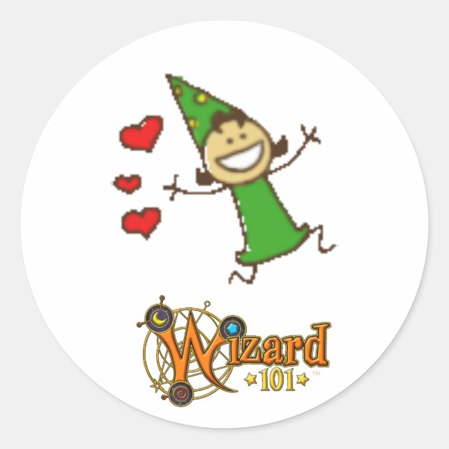Wizard101 Life Doodle Stickers (Front)