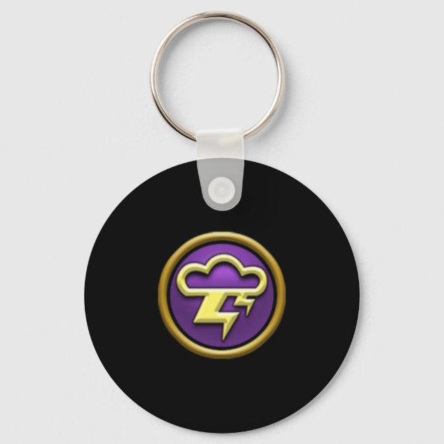 Wizard101 Storm School Keychain (Front)