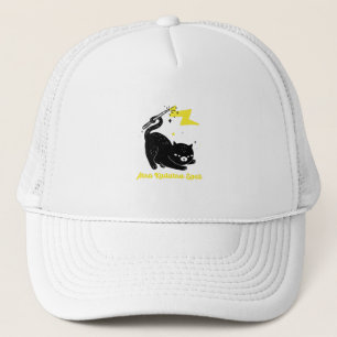 Wizard black cat - Abra Kadabra Spell Trucker Hat
