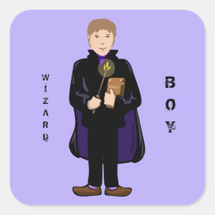 Wizard Boy Sticker