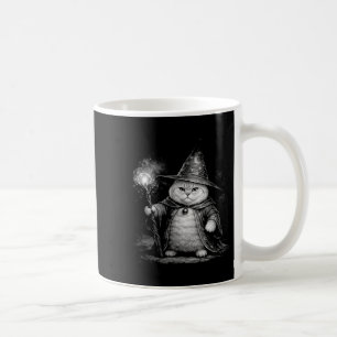 Wizard Cat Magic Fantasy Funny Vintage Tabby Meme Coffee Mug