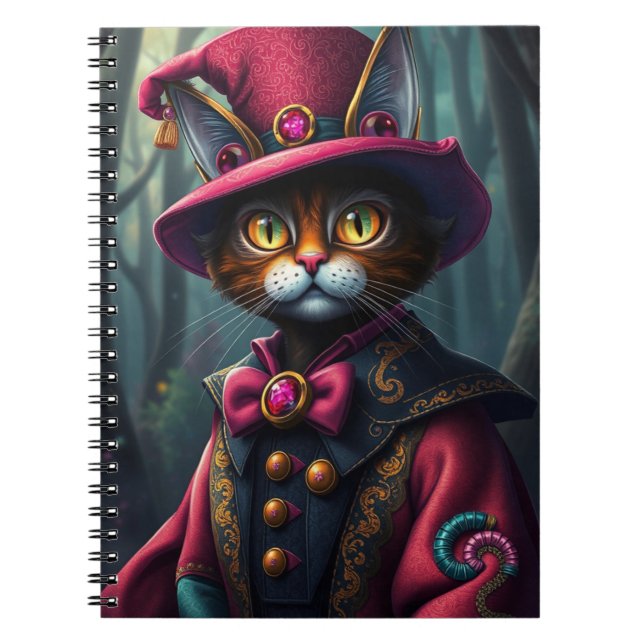 Wizard Cat  Paper Notebook (Front)