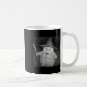Wizard Cat Weird Funny Halloween Cat Meme Coffee Mug