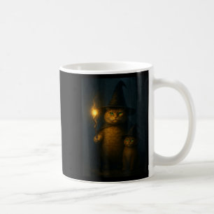 Wizard Cat Weird Funny Halloween Cat Meme Coffee Mug