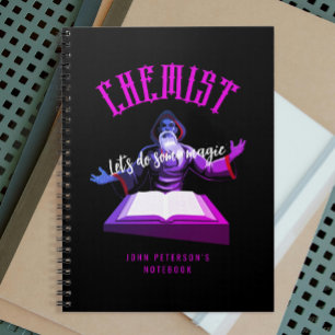 Wizard   Chemist   Fantasy Art   Black Notebook