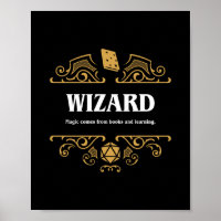Wizard Class Tabletop RPG Gaming