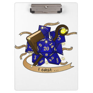 Wizard Dice Design Clipboard