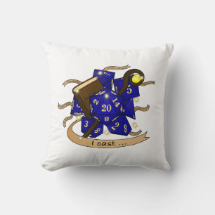 Wizard Dice Design Cushion