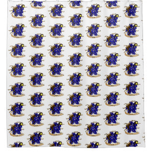 Wizard Dice Design Shower Curtain