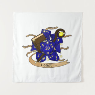 Wizard Dice Design Tapestry