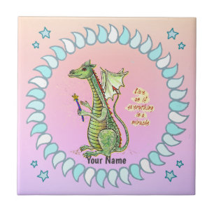 Wizard Dragon Ceramic Tile