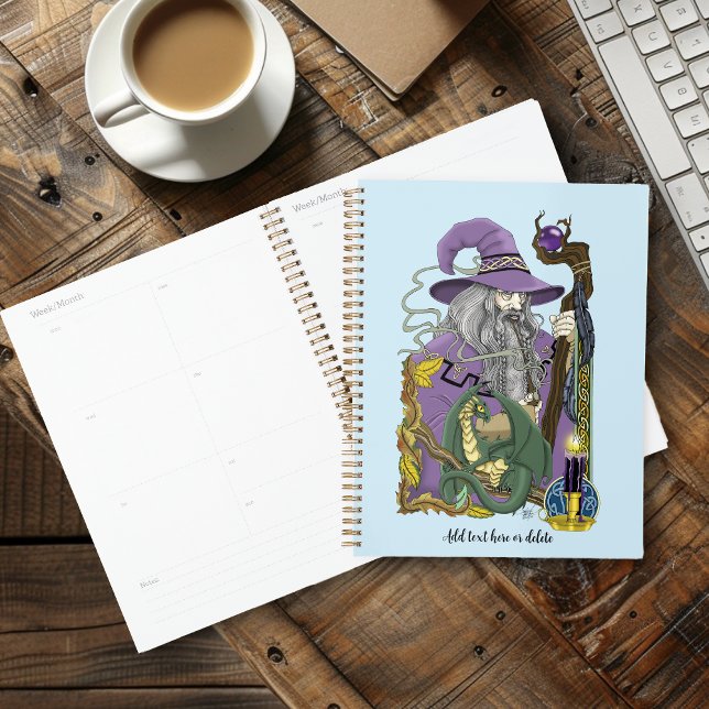 Wizard Dragon Fantasy Purple Planner (Creator Uploaded)