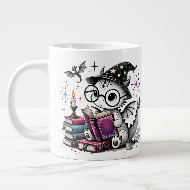 Wizard Dragon  Jumbo Mug (Left)