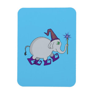 Wizard Elephant Magnet