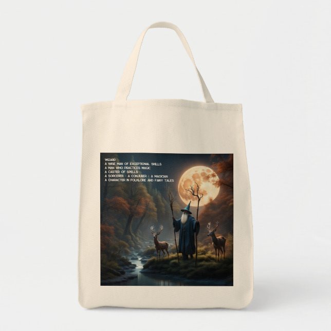 Wizard Forest Tote Bag (Front)