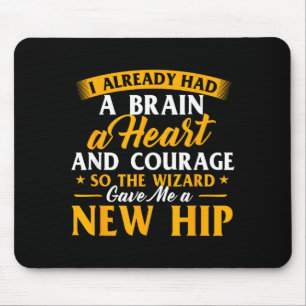 Wizard gave a new hip - hip replacement surgery mouse pad