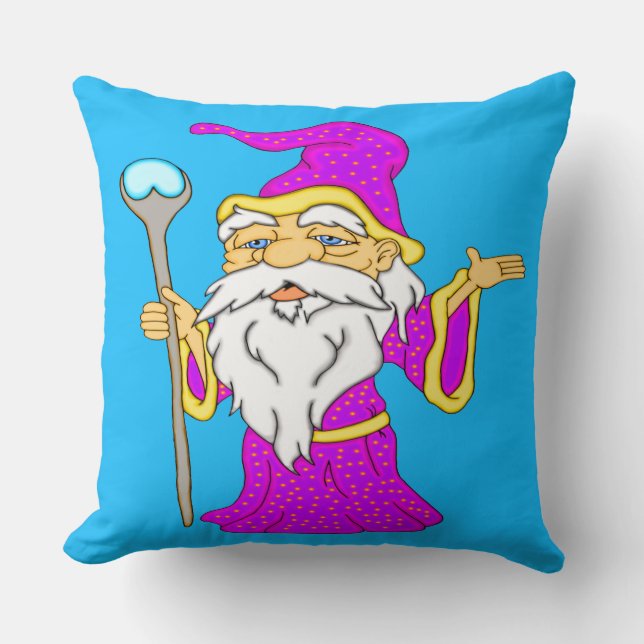 Wizard Gnome Cushion (Front)