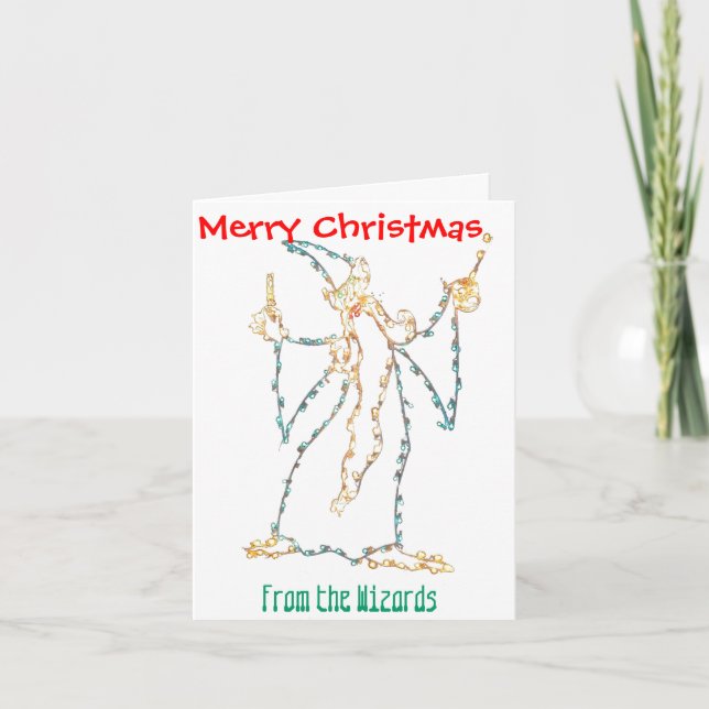 Wizard Holiday Card (Front)