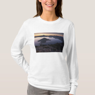 Wizard Island at dawn, Crater Lake National Park T-Shirt
