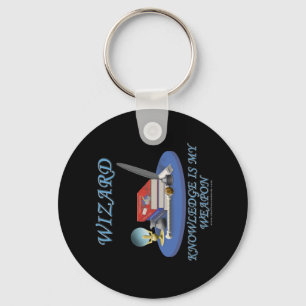 Wizard: Knowledge is My Weapon Key Ring
