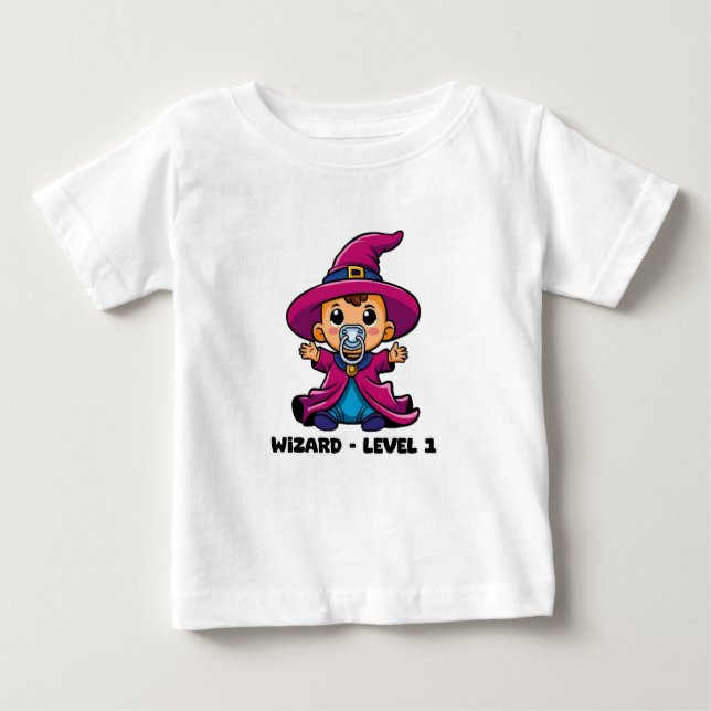 Wizard - Level 1 Baby T-Shirt (Front)