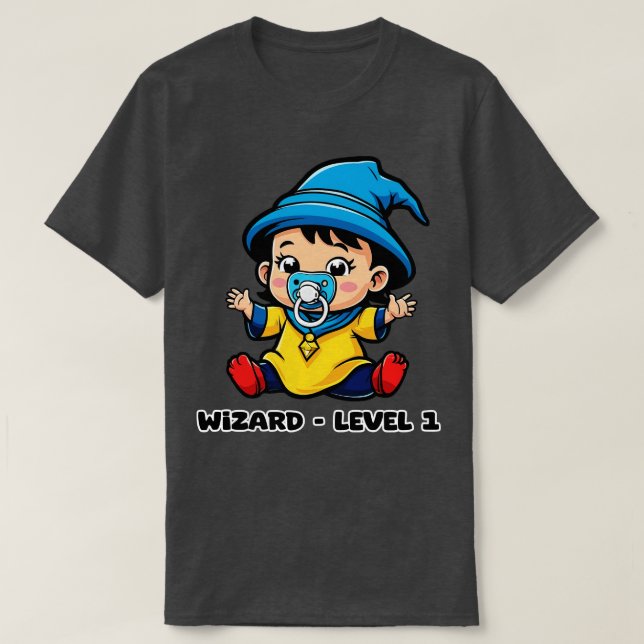 Wizard Level T-Shirt (Design Front)
