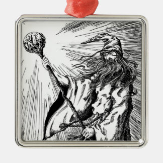 Wizard Metal Ornament