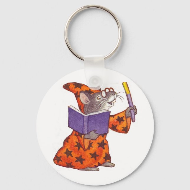 Wizard Mouse Key Ring (Front)