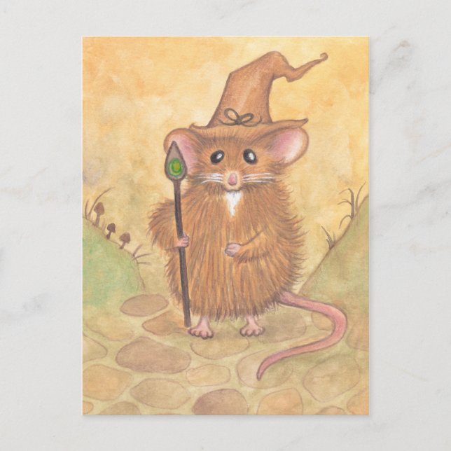 Wizard Mouse Postcard (Front)