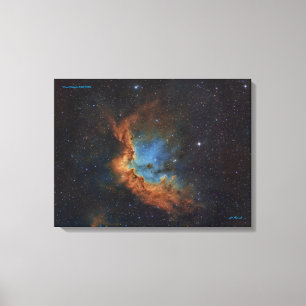 Wizard Nebula (NGC 7380) Canvas Print