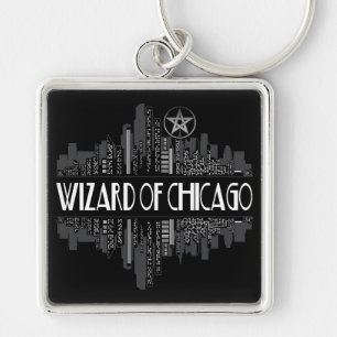 Wizard Of Chicago Dresden Fans Key Ring