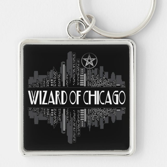 Wizard Of Chicago Dresden Fans Key Ring (Front)