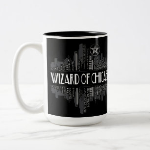 Wizard Of Chicago Dresden Fans Two-Tone Coffee Mug
