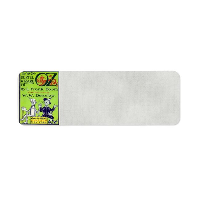 Wizard of Oz Address Label Return Address Label (Front)