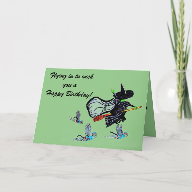 WIZARD OF OZ ANYONE BIRTHDAY  CARD (Front)