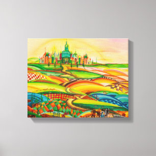 Wizard of Oz Art work Canvas Print