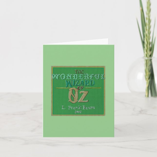 Wizard of Oz Blank Card (Front)
