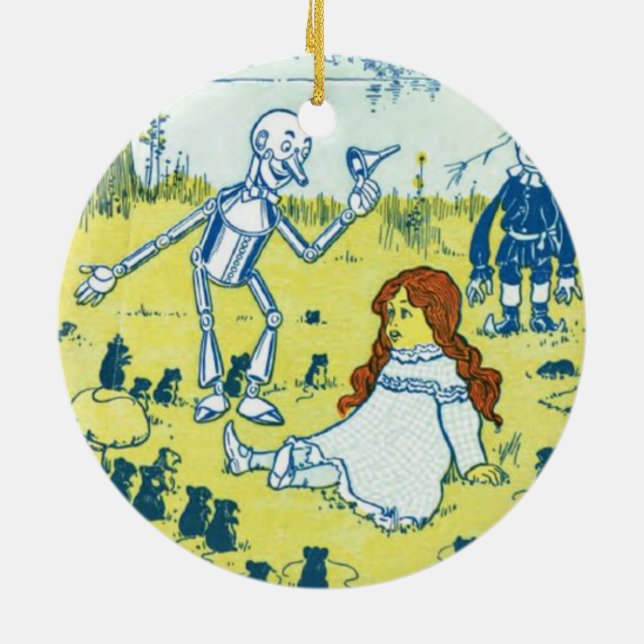 Wizard of Oz Ceramic Tree Decoration (Back)