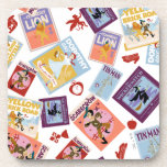 Wizard of Oz™ Character Print Toss Pattern Coaster<br><div class="desc">Step into the magical world of Oz with this vibrant, vintage-inspired pattern celebrating The Wizard of Oz. Featuring beautifully illustrated poster-style designs of Dorothy, the Cowardly Lion, the Tin Man, the Scarecrow, and the Wicked Witch, this artwork captures the timeless charm and adventure of the Yellow Brick Road. Classic icons...</div>