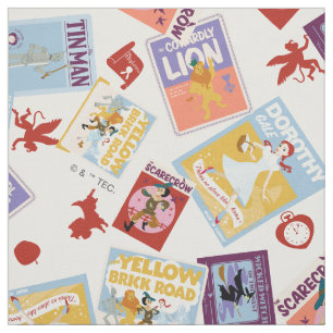 Wizard of Oz™ Character Print Toss Pattern Fabric