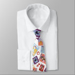 Wizard of Oz™ Character Print Toss Pattern Tie<br><div class="desc">Step into the magical world of Oz with this vibrant, vintage-inspired pattern celebrating The Wizard of Oz. Featuring beautifully illustrated poster-style designs of Dorothy, the Cowardly Lion, the Tin Man, the Scarecrow, and the Wicked Witch, this artwork captures the timeless charm and adventure of the Yellow Brick Road. Classic icons...</div>