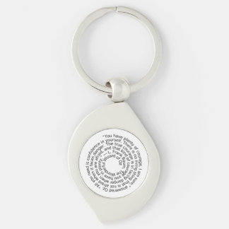 Wizard of Oz courage quote keychain