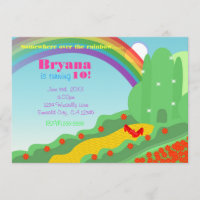 Wizard of OZ Emerald City Slippers Birthday Party