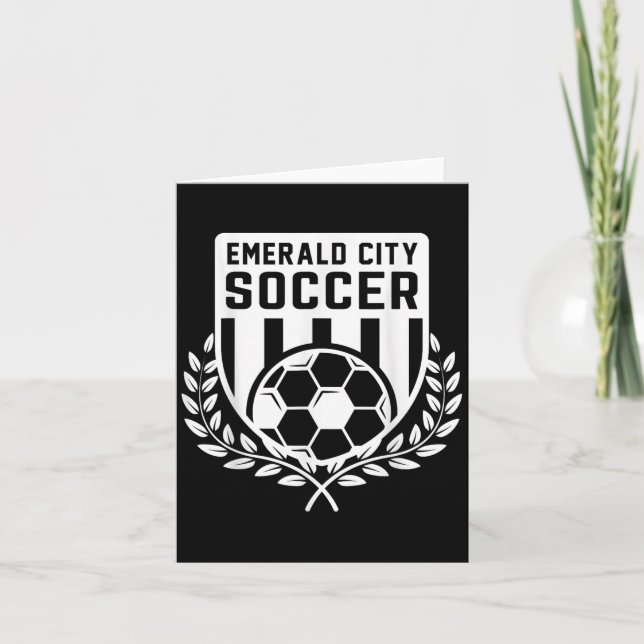 Wizard Of Oz Emerald City Soccer Football Costume  Card (Front)