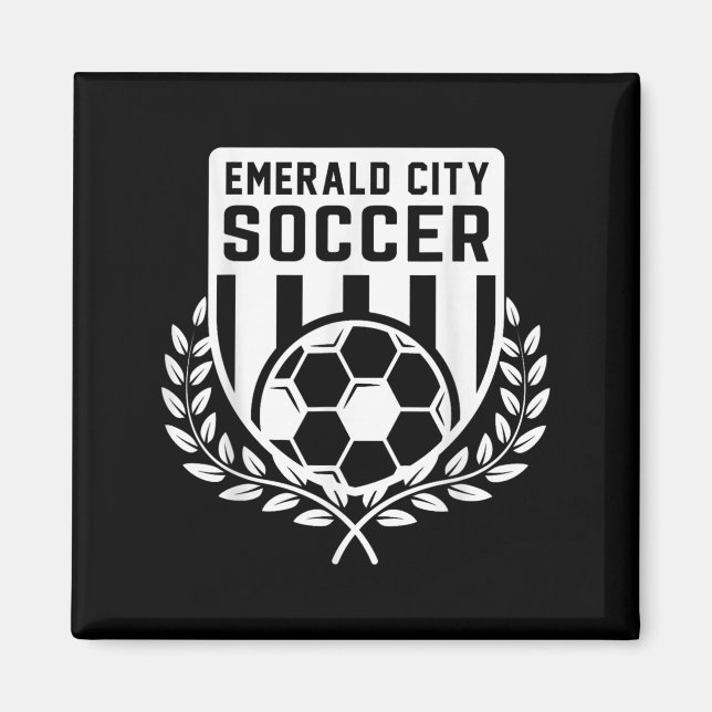 Wizard Of Oz Emerald City Soccer Football Costume  Magnet (Front)