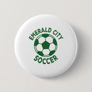 Wizard Of Oz Emerald City Soccer Footbyll Costume 6 Cm Round Badge